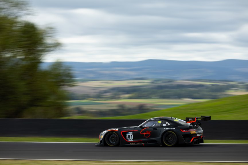 #101 - Volante Rosso Motorsport - Ross Poulakis - Sam Brabham - Mercedes-AMG GT3 l &copy; Speed Shots Photography l Nathan Wong
