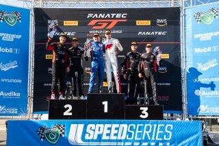 Podium, Race 2, Pro-Am Phillip Island l &copy; Race Project l Daniel Kalisz | GT World Challenge Australia