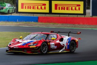 #77 - Arise Racing GT - Aaron Love - Stephen Wyatt - Ferrari 296 GT3 l &copy; Race Project l Daniel Kalisz | GT World Challenge Australia