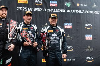 Race 1 Podium - GT World Challenge Australia powered by AWS | &copy; Race Project | Daniel Kalisz | Daniel Kalisz