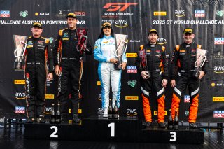 Race 2 Podium - GT World Challenge Australia powered by AWS | &copy; Race Project | Daniel Kalisz | Daniel Kalisz