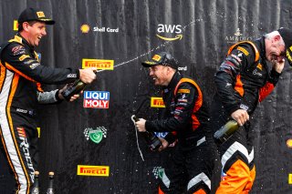 Race 2 Podium - GT World Challenge Australia powered by AWS | &copy; Race Project | Daniel Kalisz | Daniel Kalisz