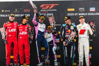 GT World Challenge Australia - Race 1 Podium | © Race Project | Daniel Kalisz  | Daniel Kalisz