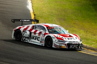 24 - KFC/Melbourne Performance Centre  - Matthew Stoupas - Gary Higgon - Audi R8 LMS Evo I © Jack Martin Photography | GT World Challenge Australia