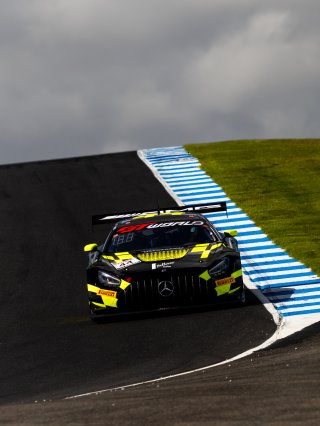 44 - Geyer Valmont Racing by Tigani Motorsport - Brendon Leitch - Sergio Pires - Mercedes-AMG GT3 EVO  | Jack Martin Photography