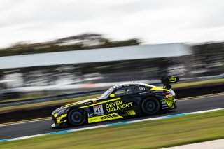 44 - Geyer Valmont Racing by Tigani Motorsport - Brendon Leitch - Sergio Pires - Mercedes-AMG GT3 EVO | Jack Martin Photography