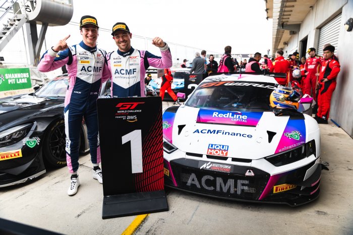 Alex Peroni and Mark Rosser win opening race of GT Festival The Bend Race