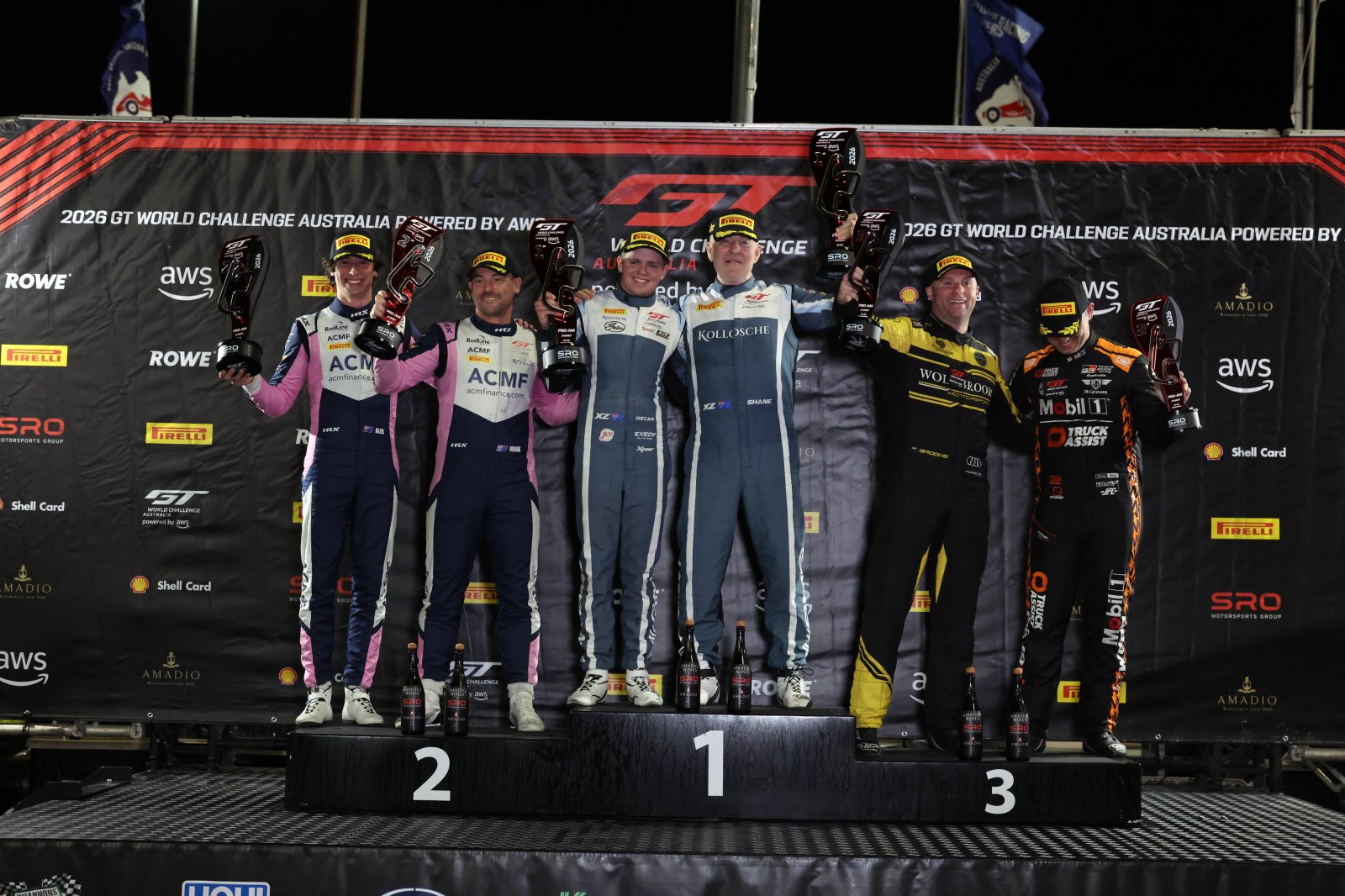 Targett and Smollen claim maiden victory under lights of Sydney Motorsport Park
