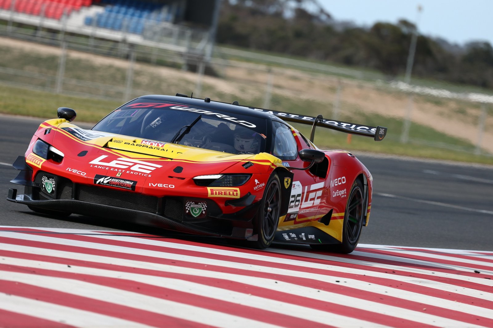 Jaxon Evans and Elliott Schutte go fastest in GT Festival The Bend Practice 2 