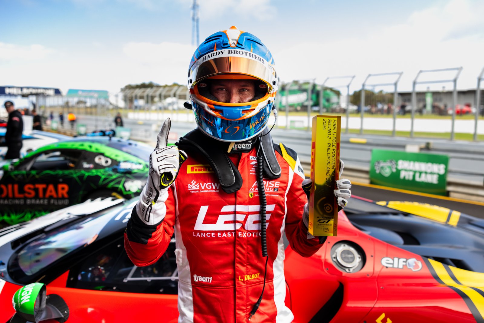 Ferrari scores twin poles on Australian debut