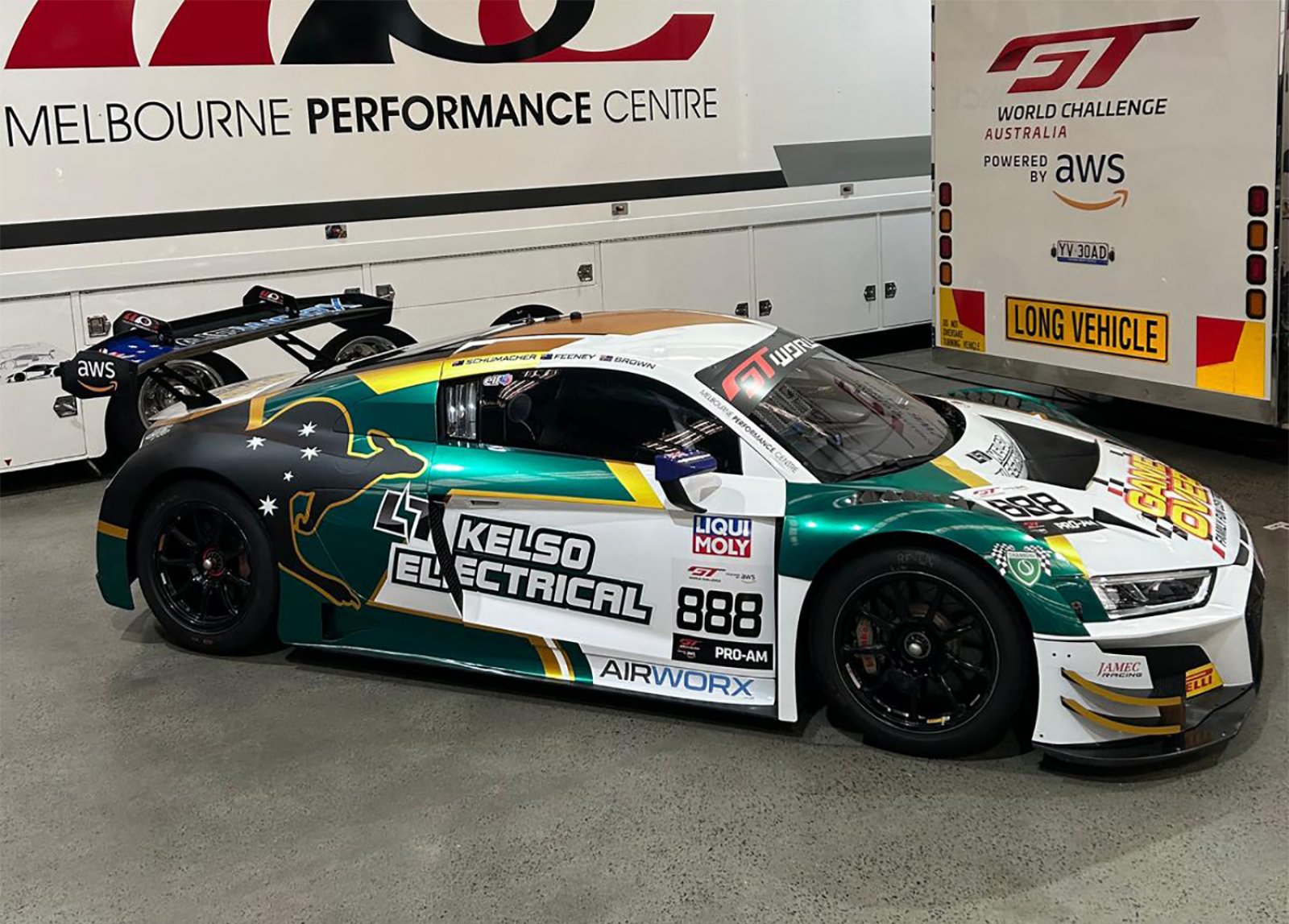Brad Schumacher reveals new livery for 2025 GT World Challenge Australia powered by AWS campaign