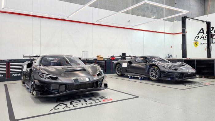 Ferrari GT3s arrive at Arise Racing GT