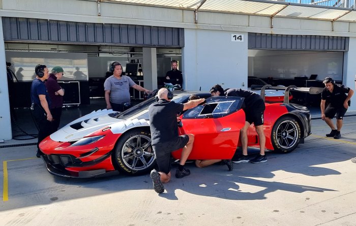 Ferrari 296 GT3s conduct first shakedown at Wanneroo